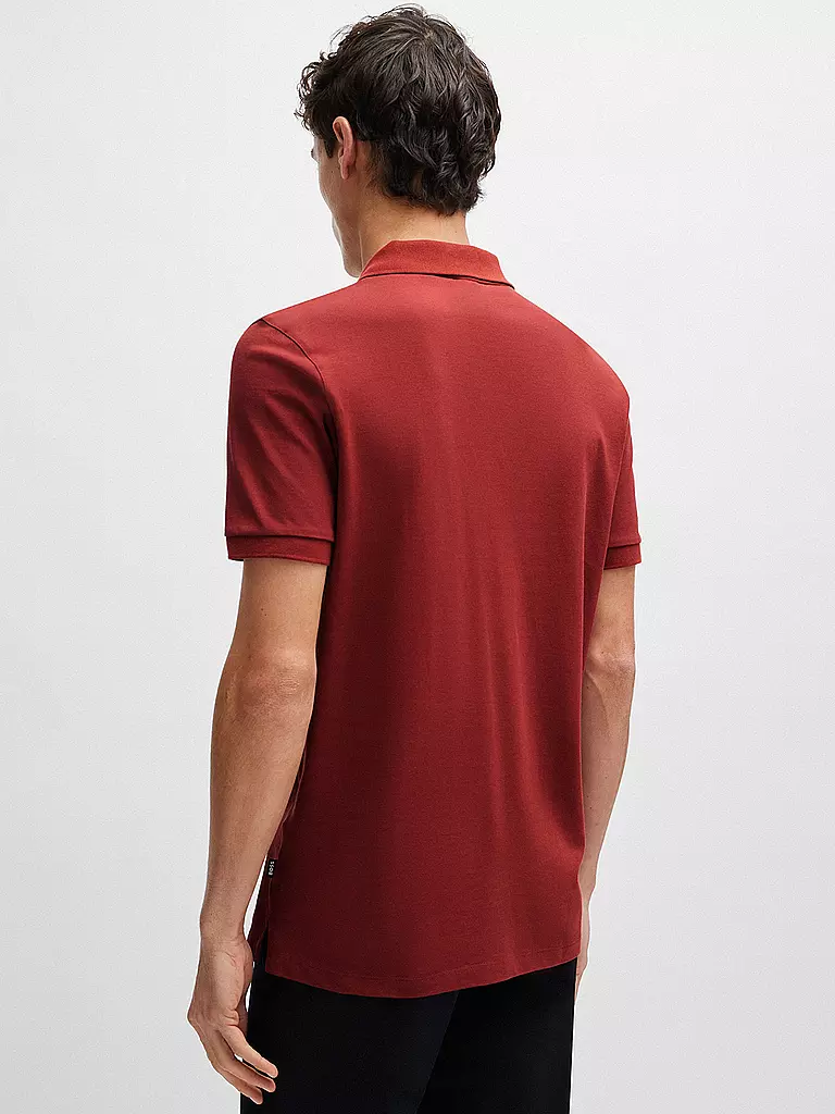 BOSS Poloshirt Regular Fit PALLAS dunkelrot