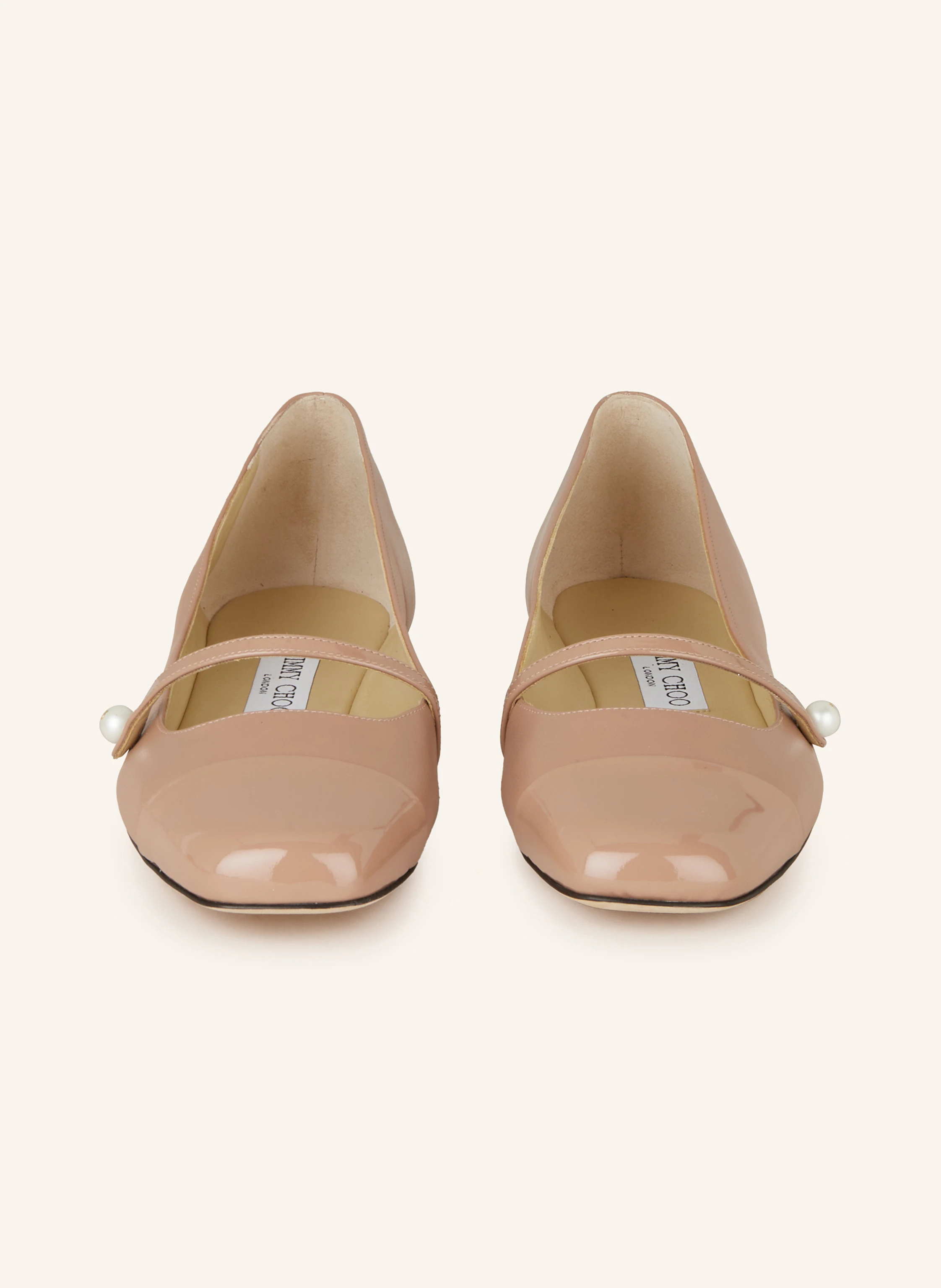 JIMMY CHOO Mary-Jane-Ballerinas ELISA mit Perlen