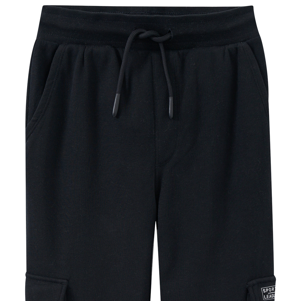 Yigga Jungen Jogginghose mit Cargotaschen schwarz
