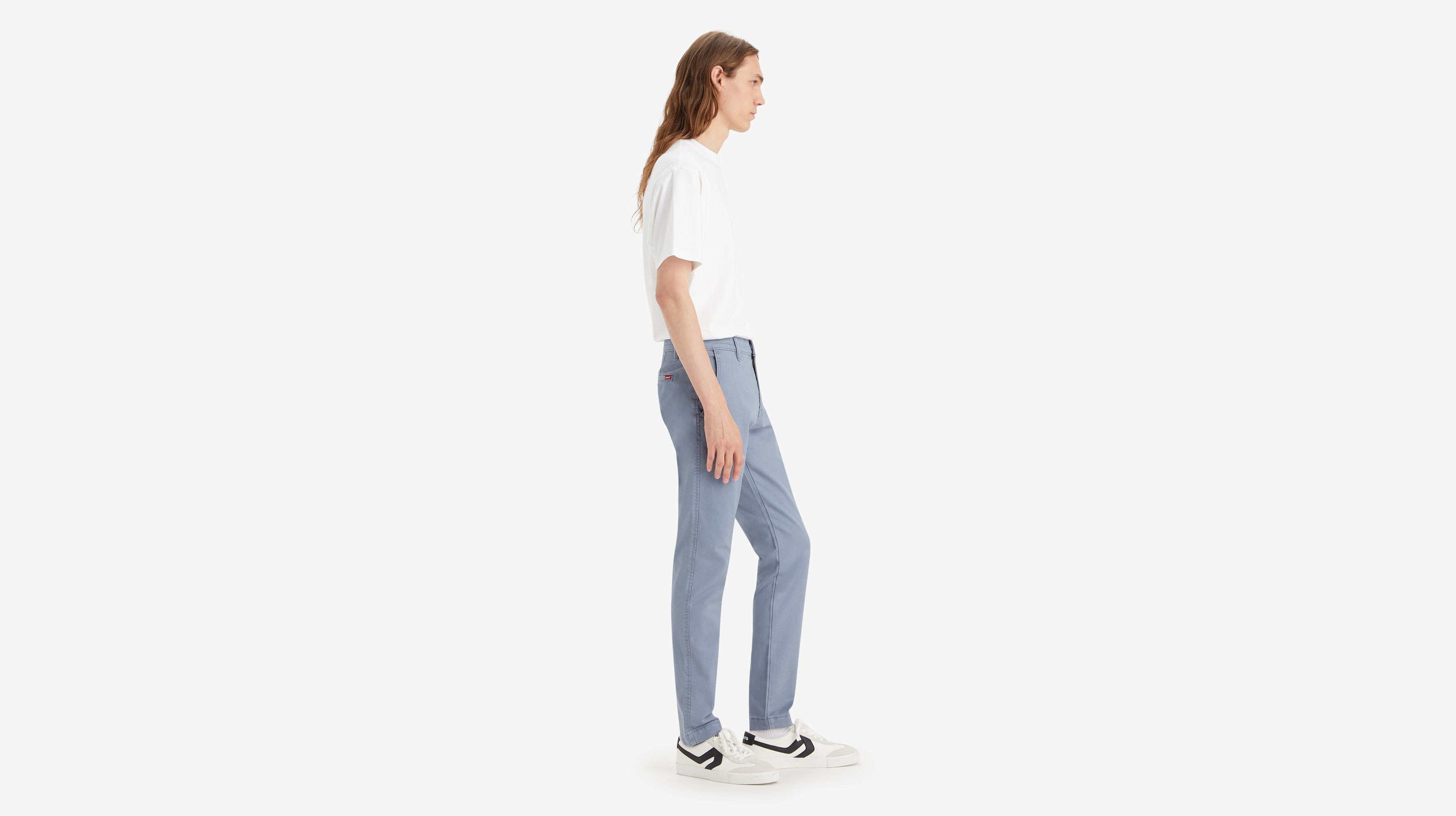 Pantalon XX Chino Slim Taper - Kano Blue Stretch Twill - Bleu