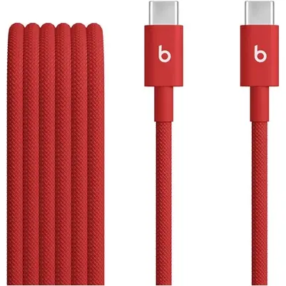 Câble téléphone portable Beats USB-C vers USB-C 1.5 m Rouge pour iPhone