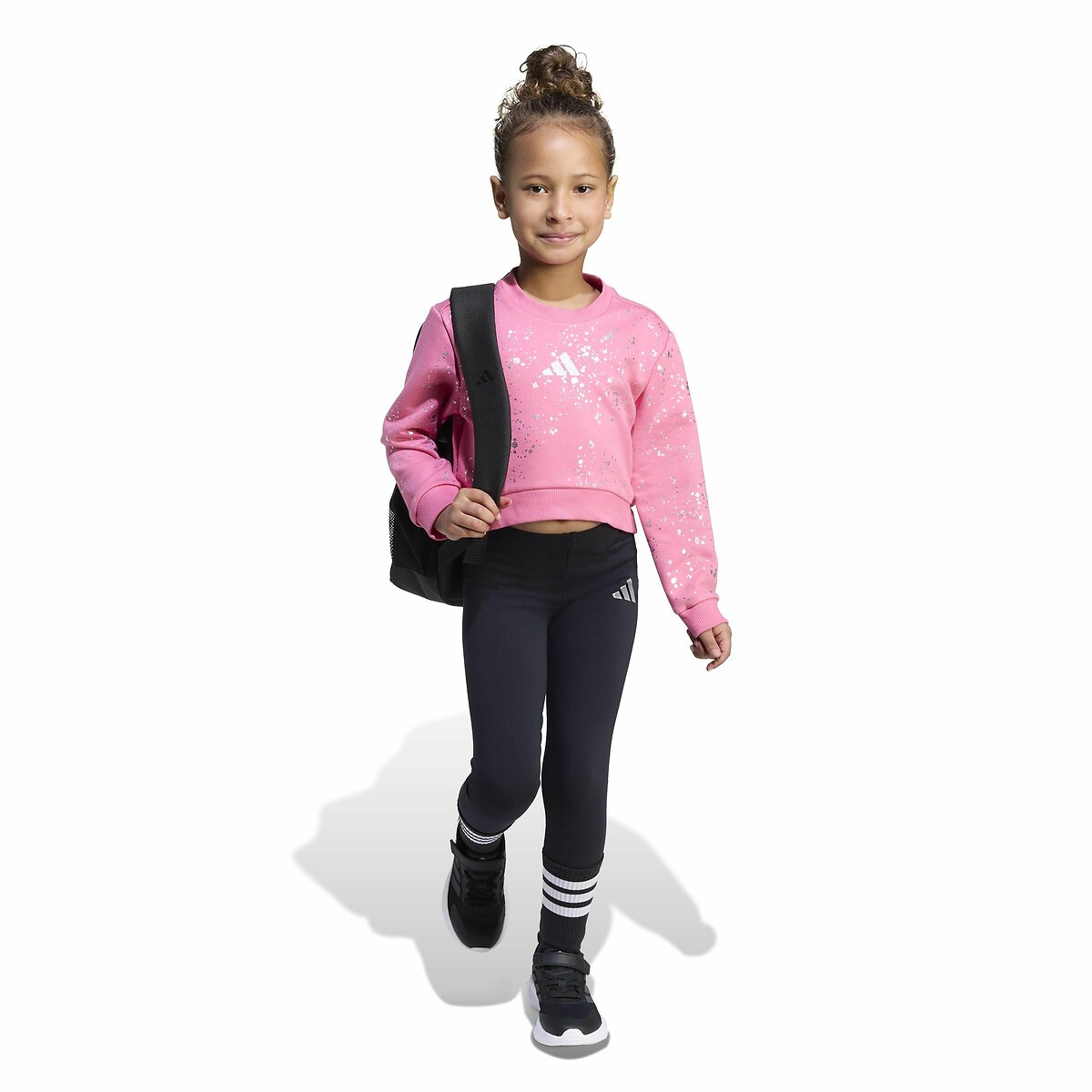 ADIDAS ROUPAS ESPORTIVAS<br>Conjunto de treino em fleece escovado