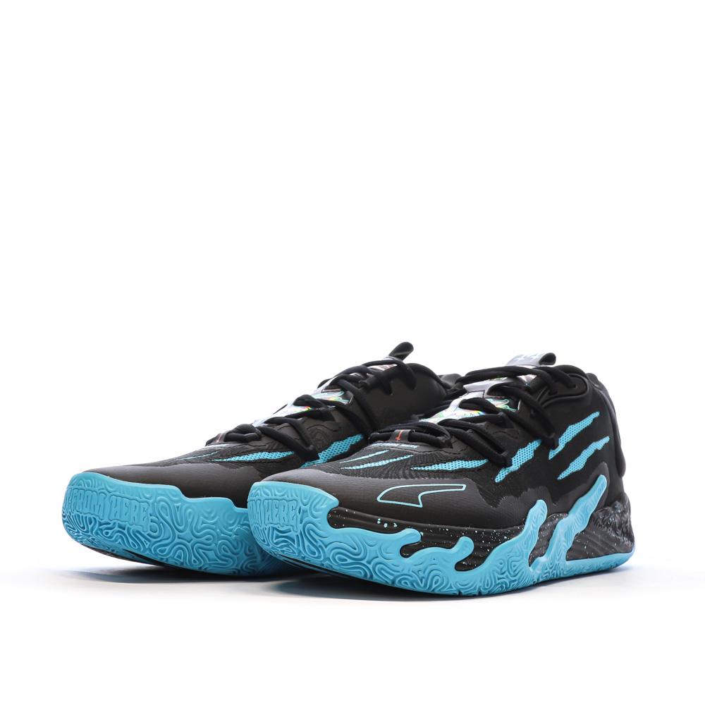 Puma Chaussures de basket Noires/Bleu Homme Puma Hive