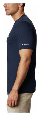T-Shirt Columbia Csc Basic Logo II Bleu Marine