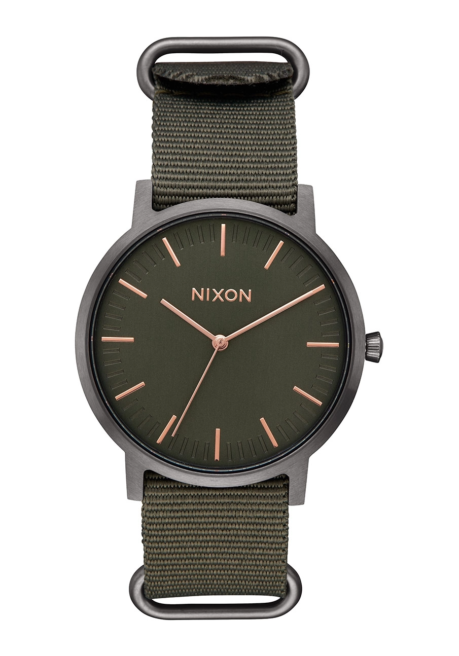 Nixon The Porter Nylon Rose Gold / Gunmetal / Surplus
