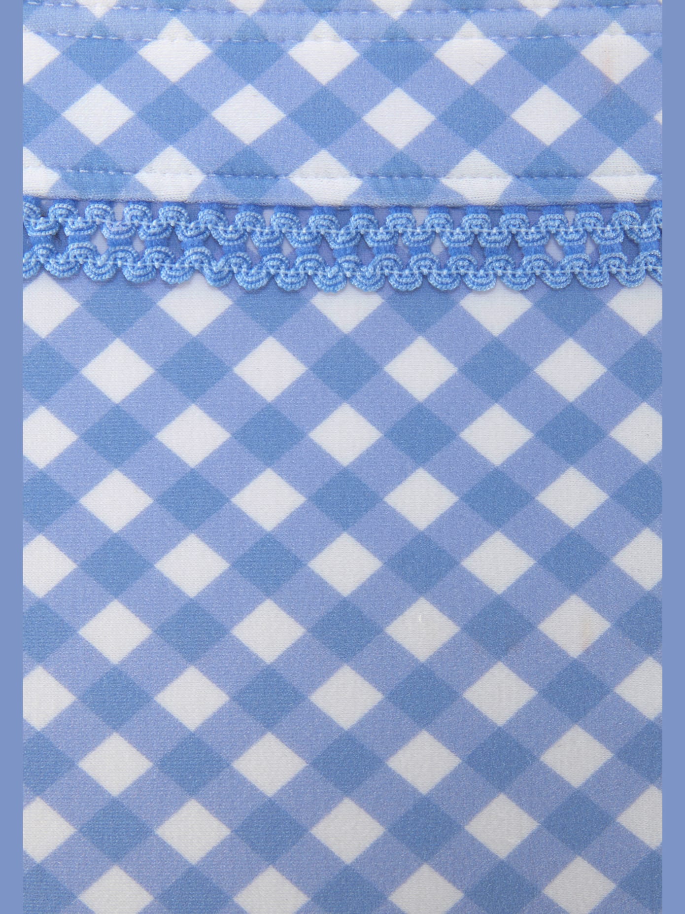 Bas de maillot de bain imprimé vichy moderne