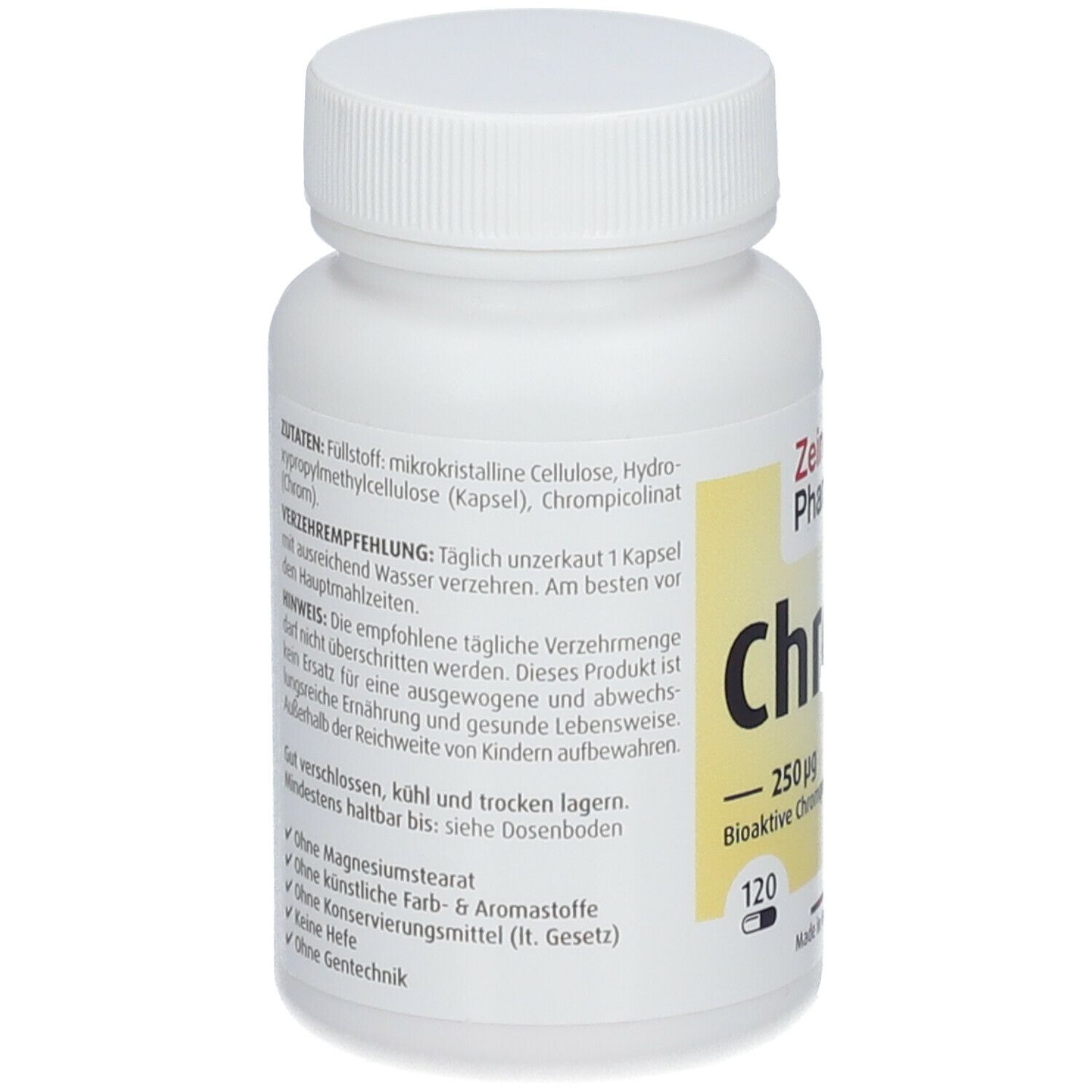 ZeinPharma® Chrom Picolinat Kapseln 250 µg