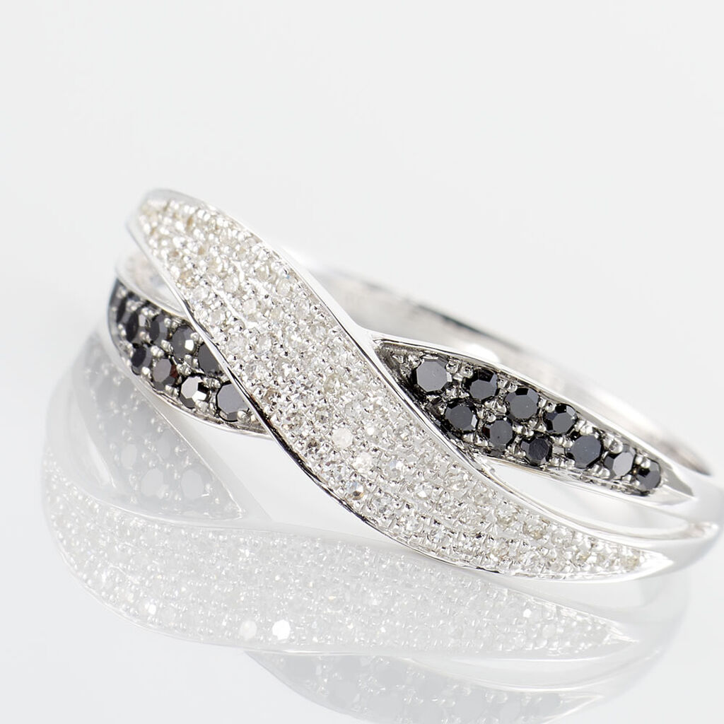 Bague Vahide Or Blanc Diamant