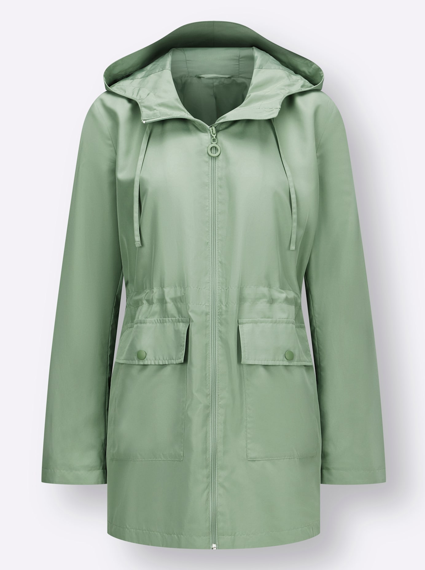 Classic Basics Langjacke mit Kapuze