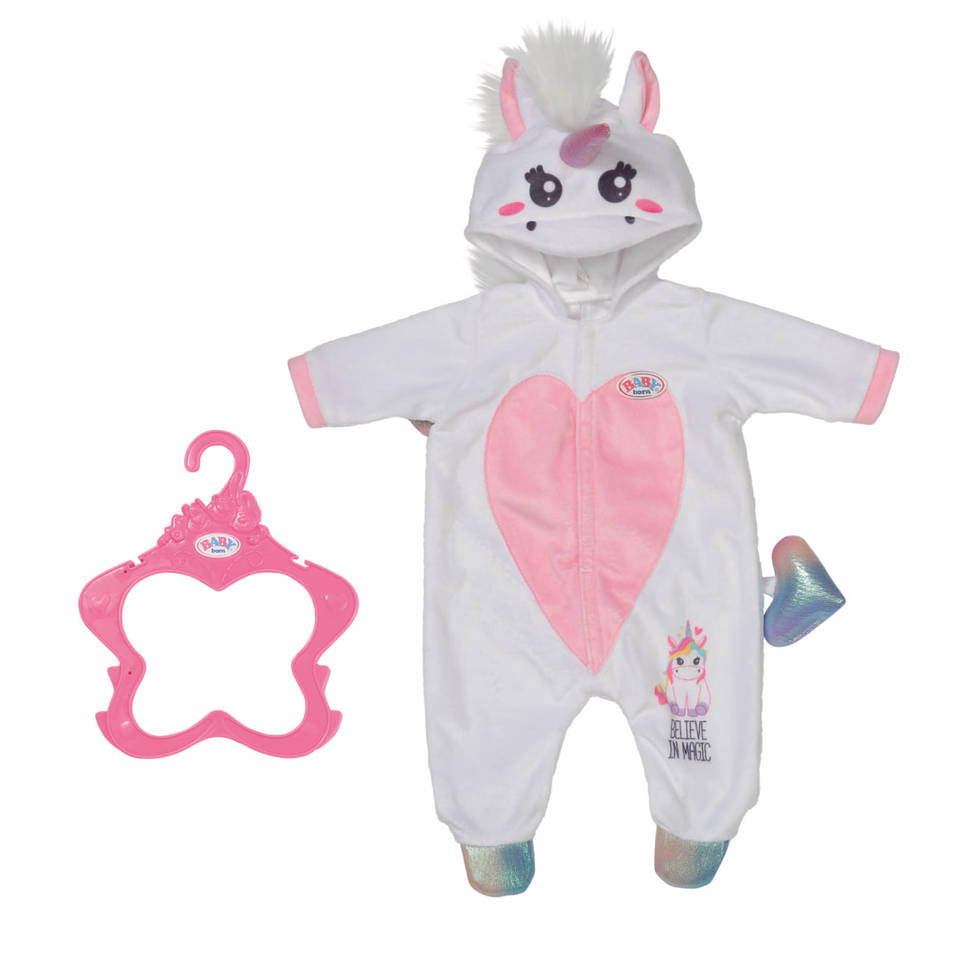 BABY born unicorn onesie poppenromper