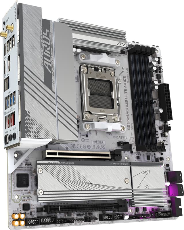 Gigabyte B650 AORUS Elite AX ICE bundkort