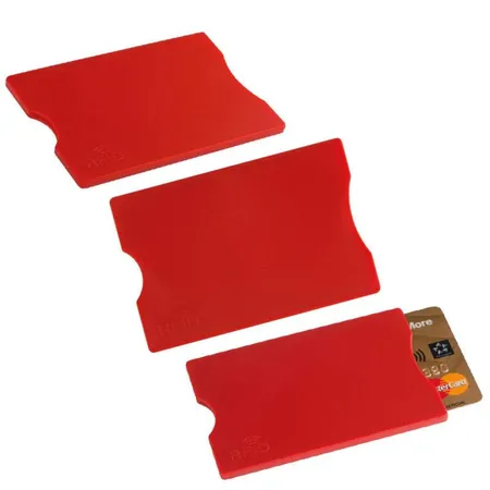 Easy Gifts 5x RFID Kartenetui / Farbe: rot