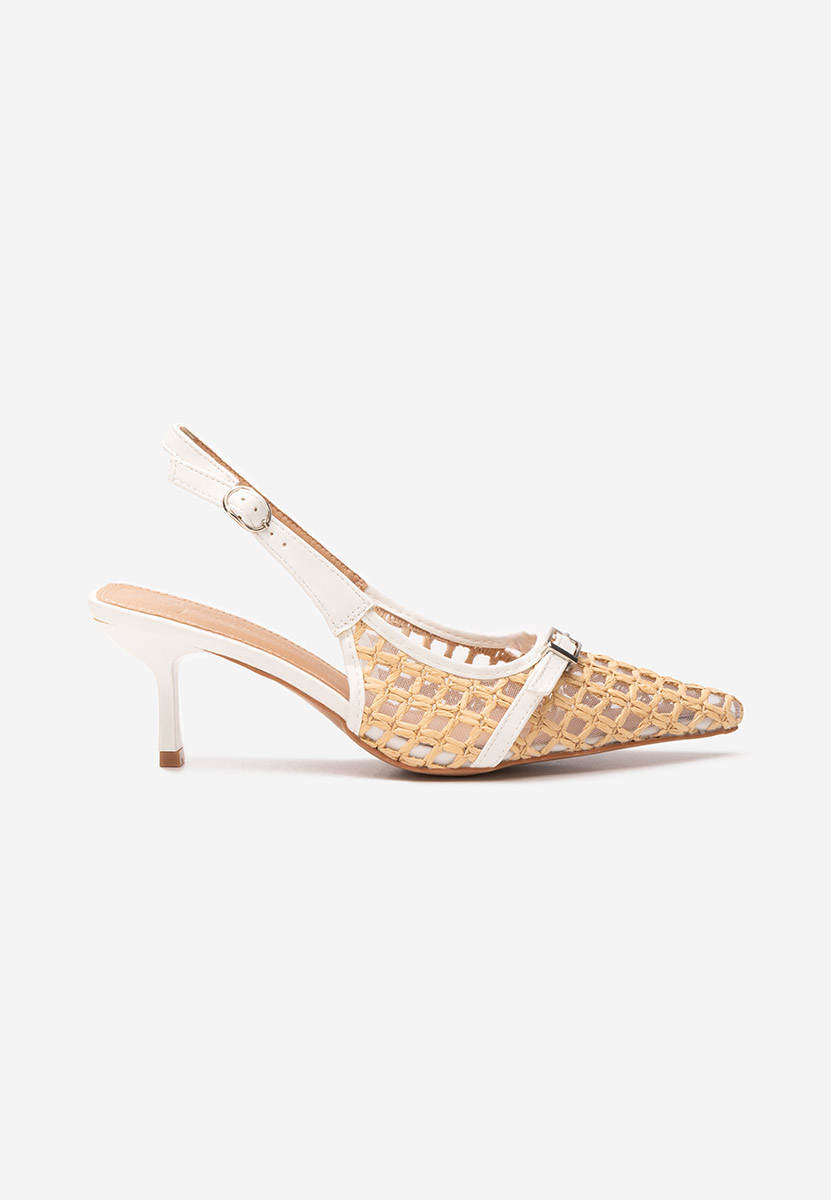 Chaussures slingback beige Laine V2