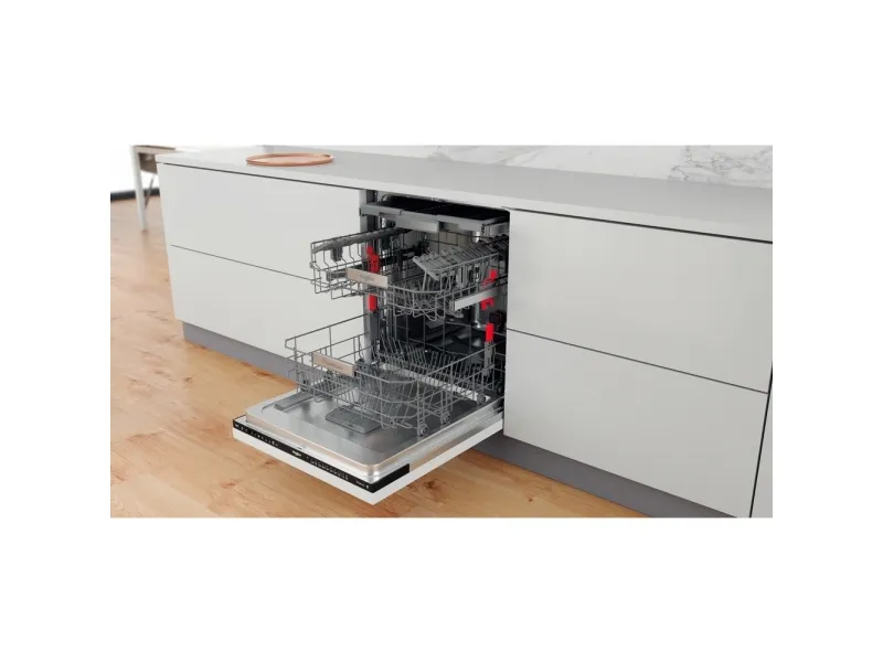 Whirlpool WIO 3P33 PL, Fuldt indbygget, Fuld størrelse (60 cm), Hvid, 1,3 m, 1,55 m, 1,5 m