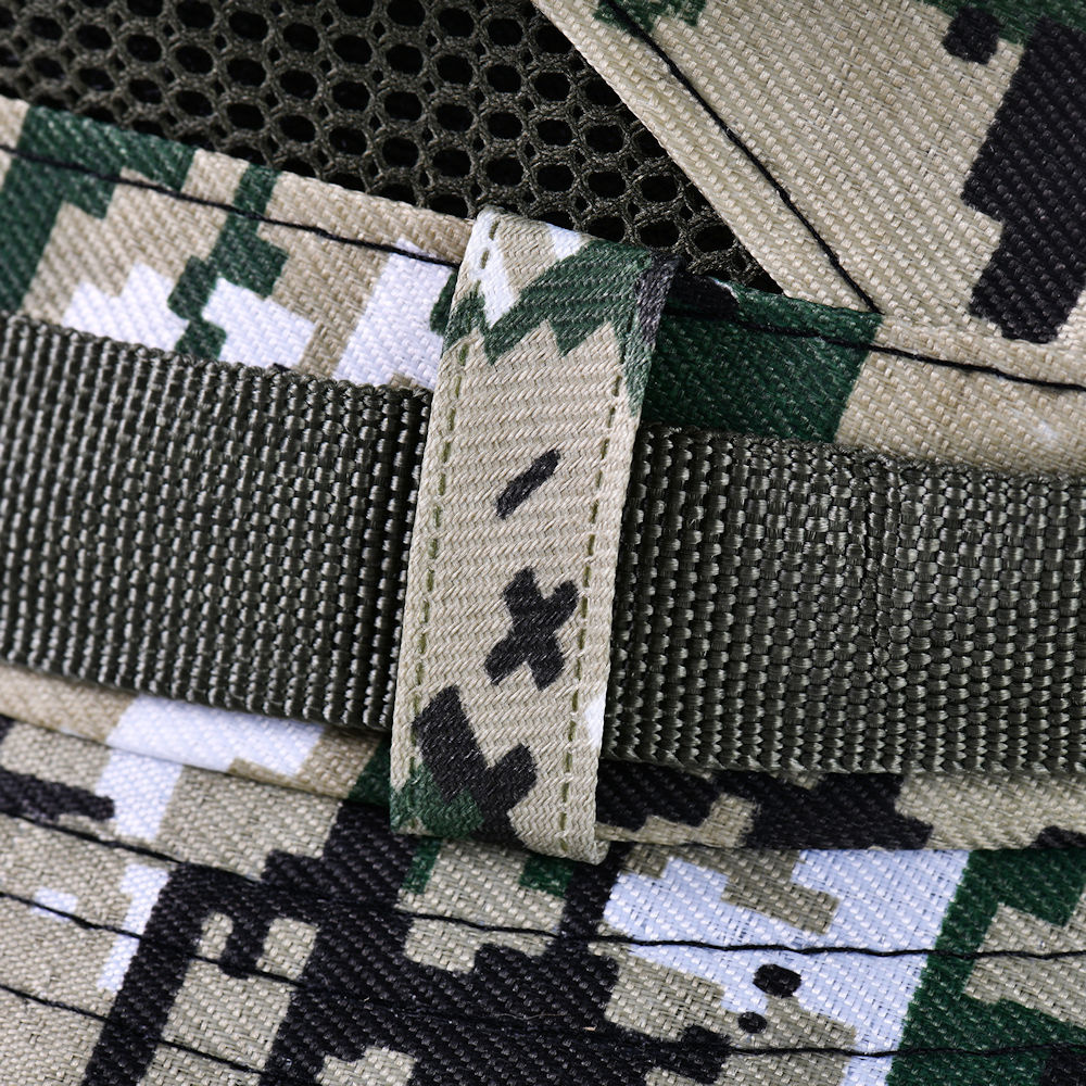 Decopatent Camouflage Vissershoedje (Bucket Hat, Army Groen)