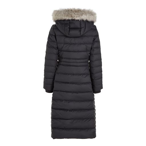 Tommy Hilfiger Tyra Down Maxi Jakke, Sort, XS