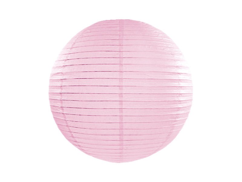 Lichtroze Lampion Rond 20cm