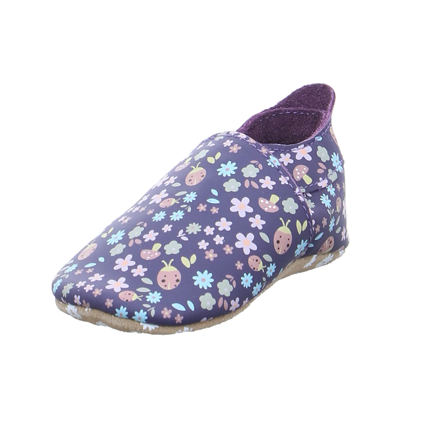 BOBUX Krabbelschuh Violette Leder