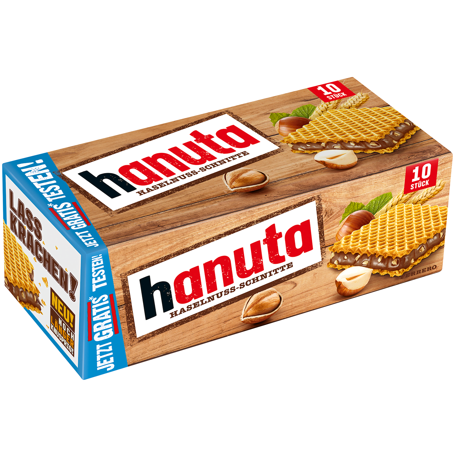 Hanuta Haselnuss-Schnitte 10x 22g=220g MHD:29.4.25