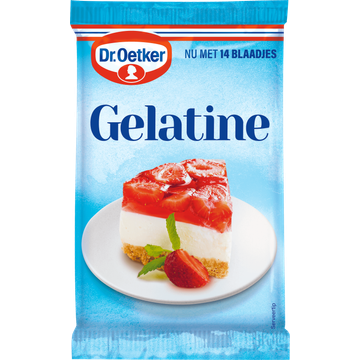 Dr. Oetker Bladgelatine Helder 14 Stuks
