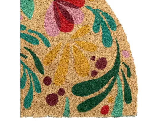 Tapis en PVC imprimé bleu 45x75