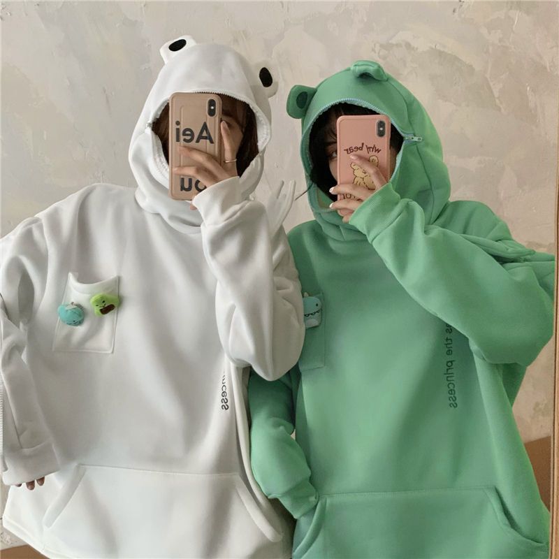 Iduna - Koppel bijpassende kikker hoodie