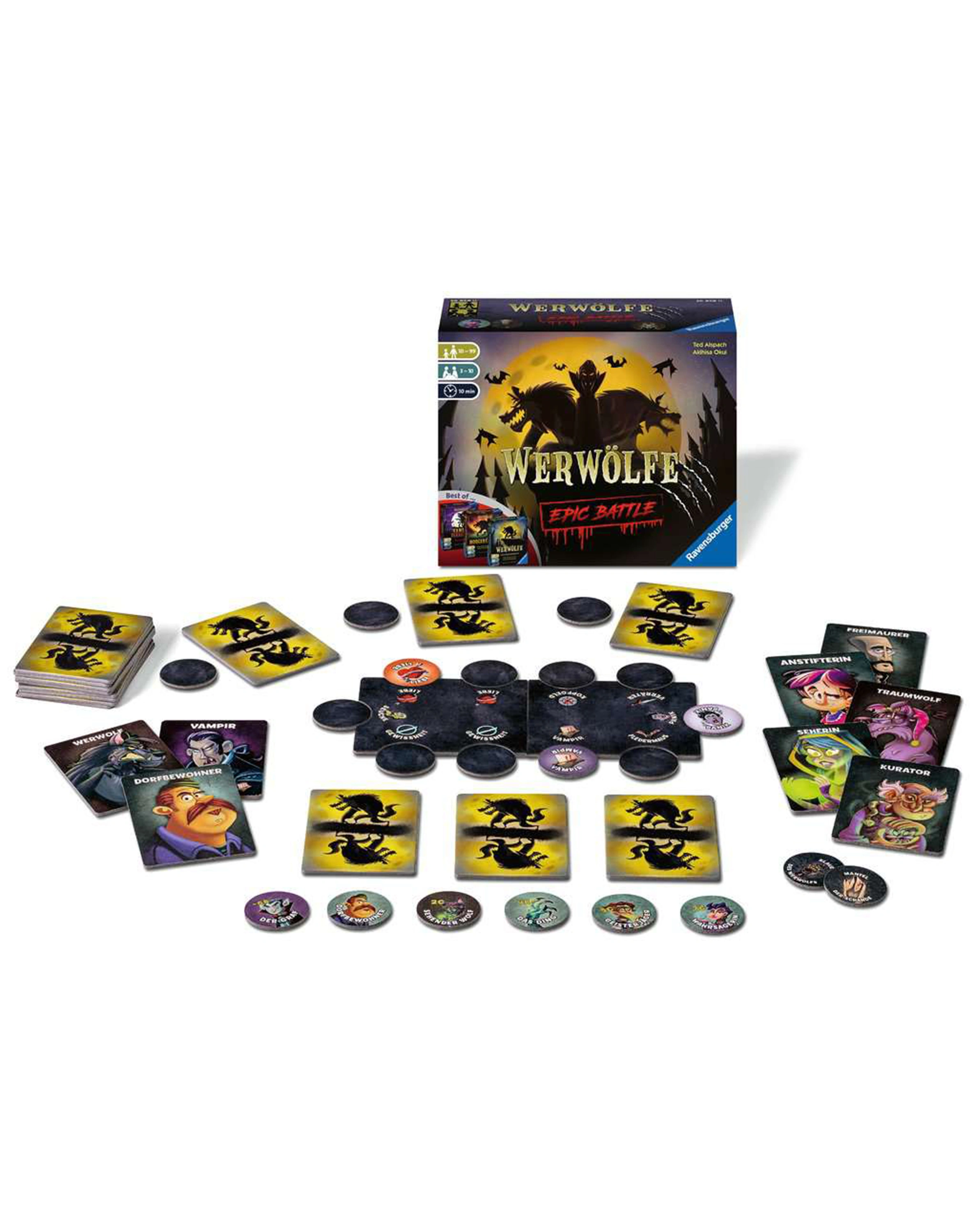 Gesellschaftsspiel WERWÖLFE EPIC BATTLE
