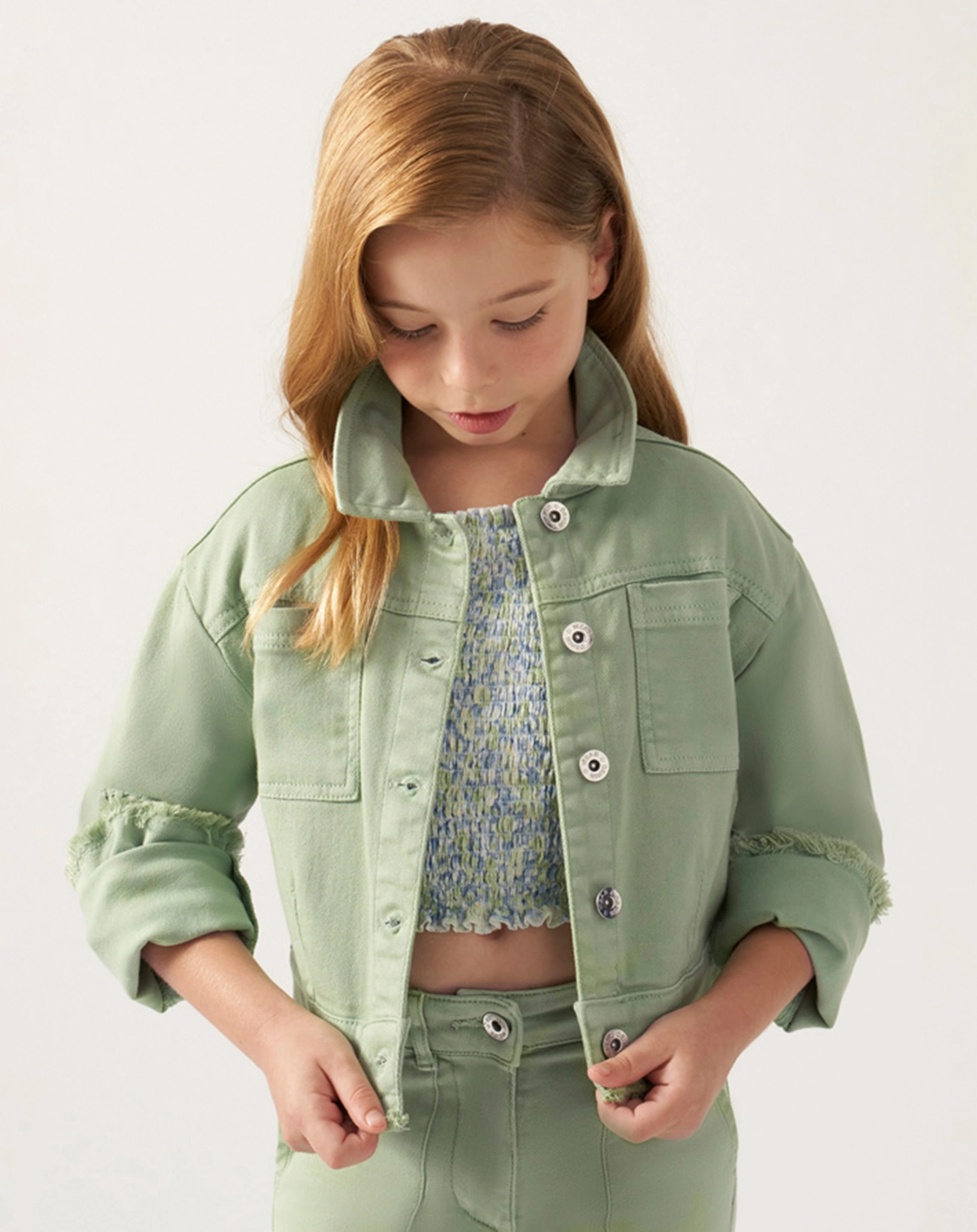 Jeansjacke HOLLY GREEN in minze