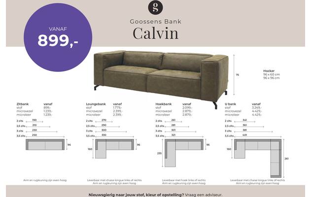 Hoekbank Calvin