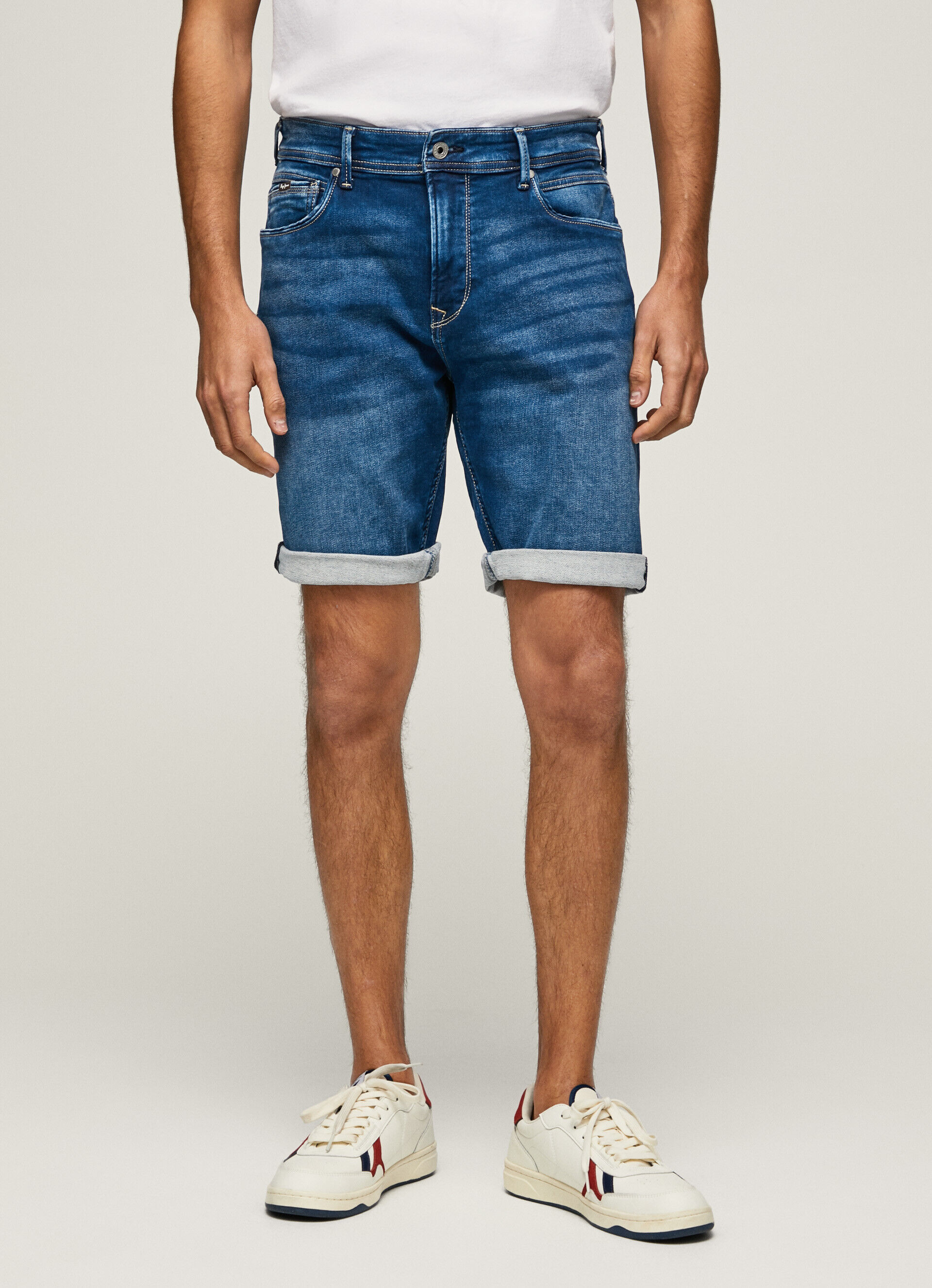 Bermuda Jack de corte regular - jeans