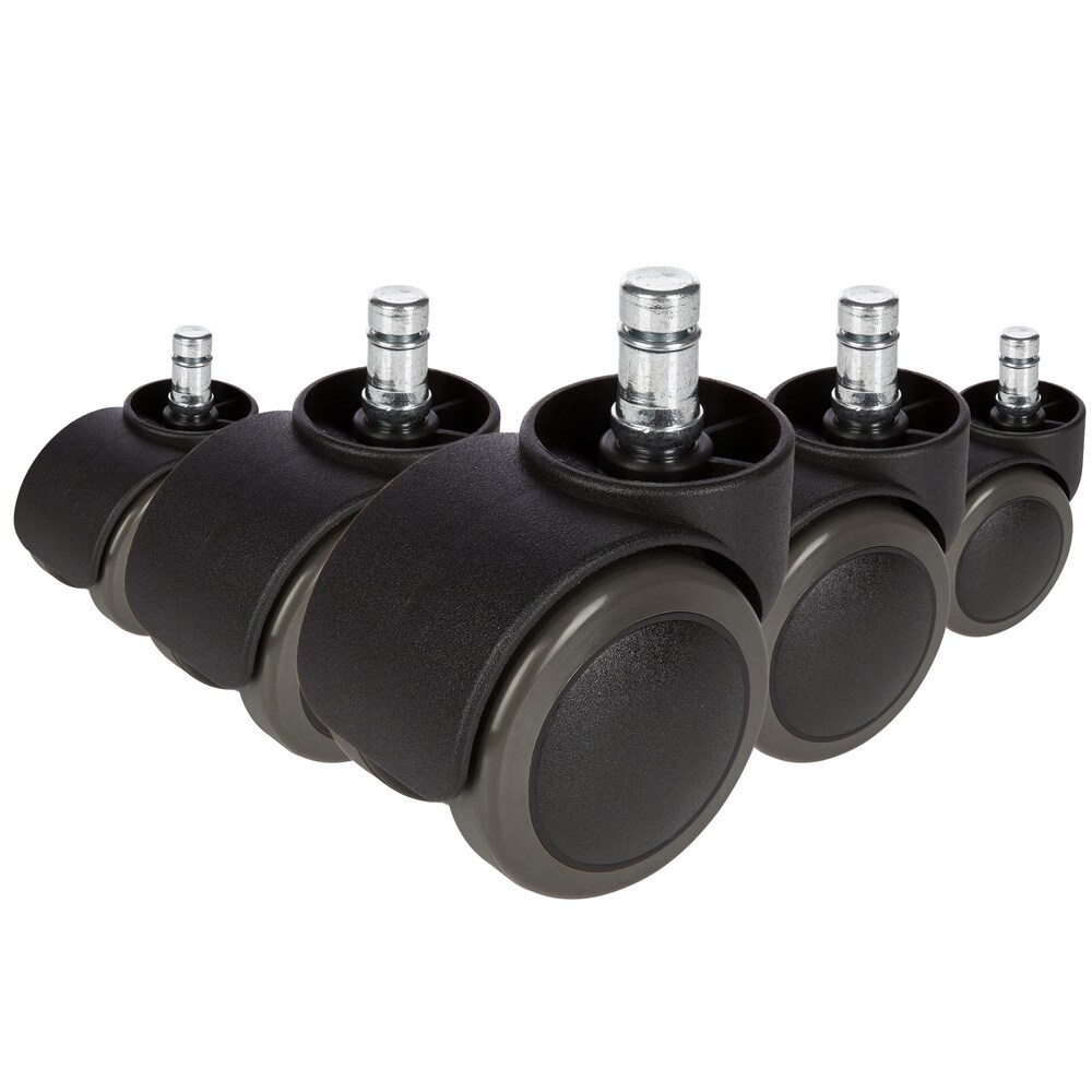 Stuhlrollen 5x ROLO 11mm/50mm Metall, Kunststoff hjh OFFICE