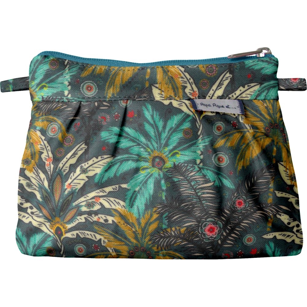 Mini Pochette Plissée Palmia Emeraude