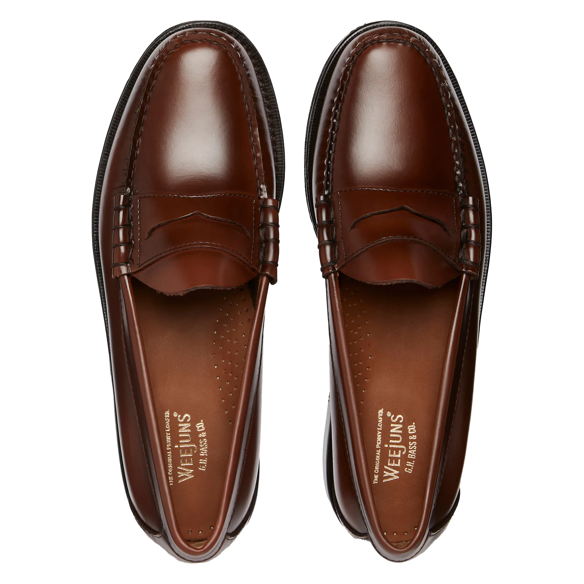 WEEJUN HERITAGE LARSON PENNY - Mocassins en cuir | Marron