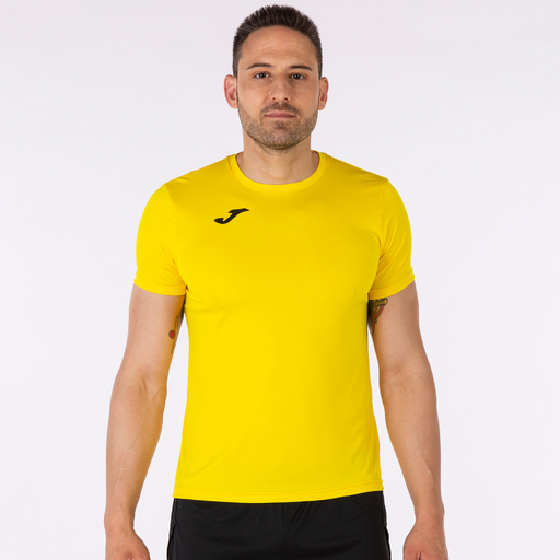 Camiseta Joma Record II Amarela de Manga Curta