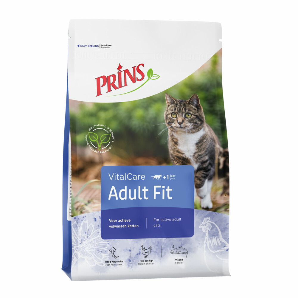 Prins VitalCare Adult Fit Kattenvoer 10 kg