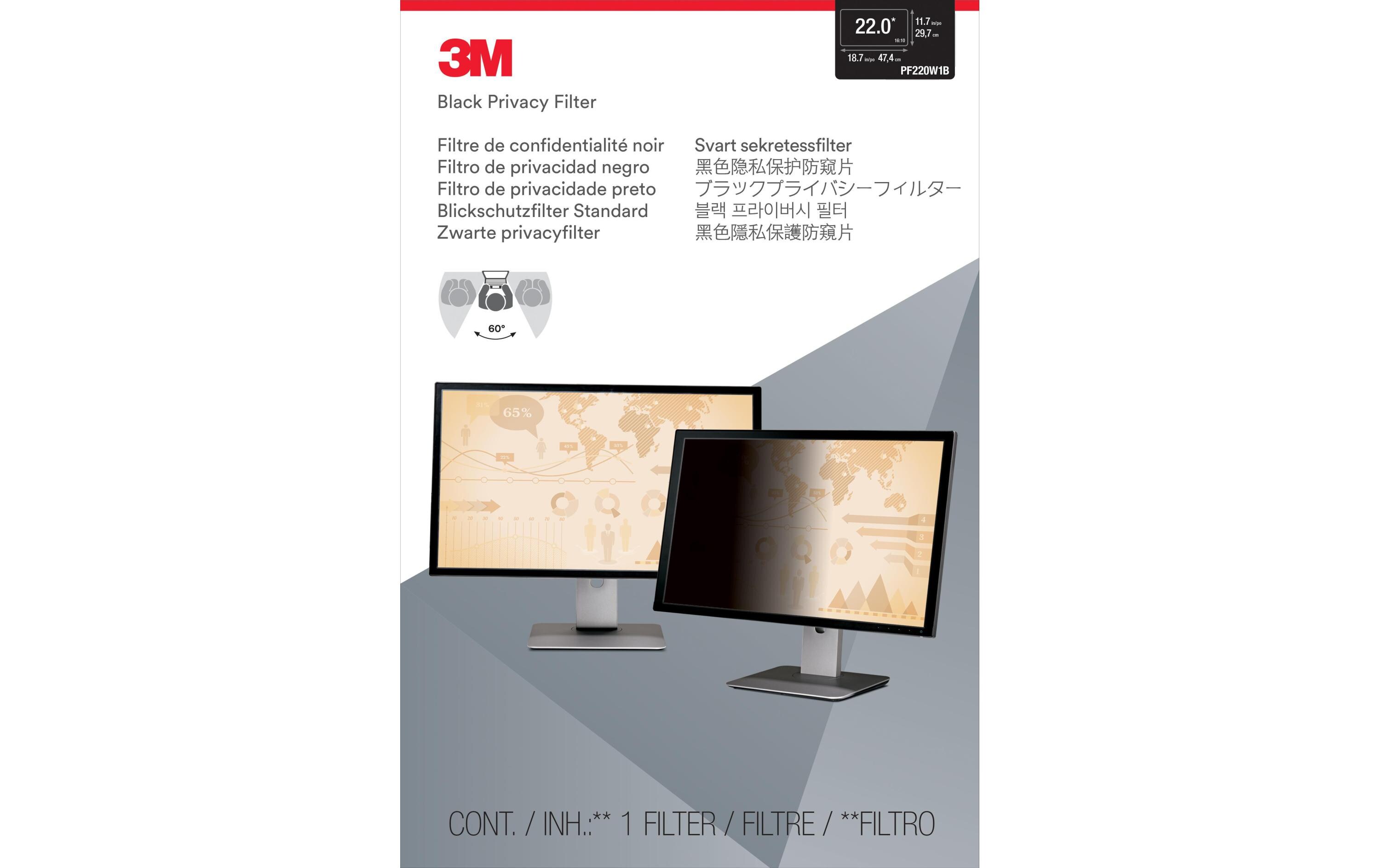 Monitor-Bildschirmfolie Privacy Filter 22