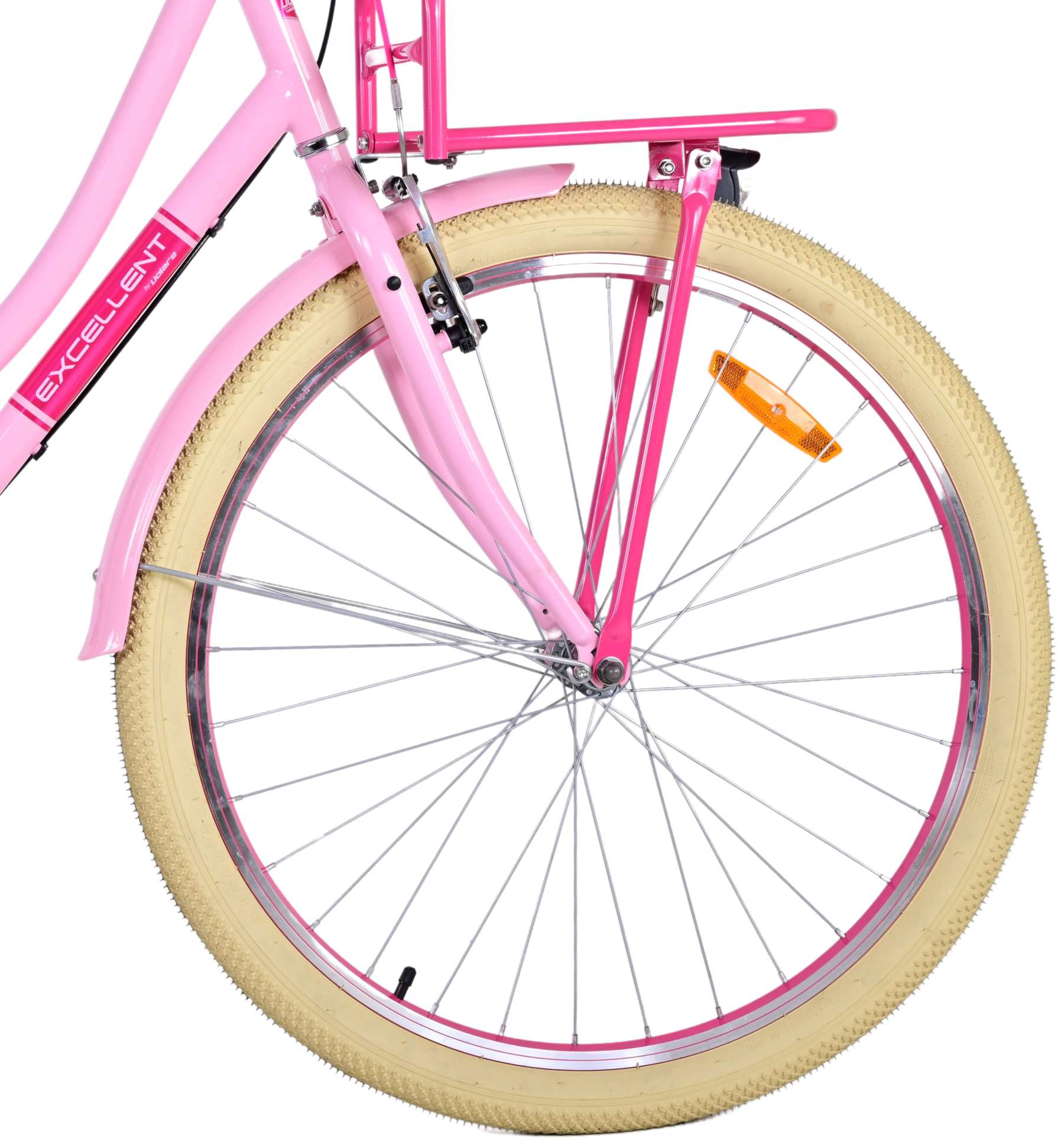 Volare Excellent 26 Zoll Mädchenfahrrad Damenrad 135 - 150 cm Cityrad retro Fahrrad mit Rücktrittbremse Jugendfahrrad 3 Gang