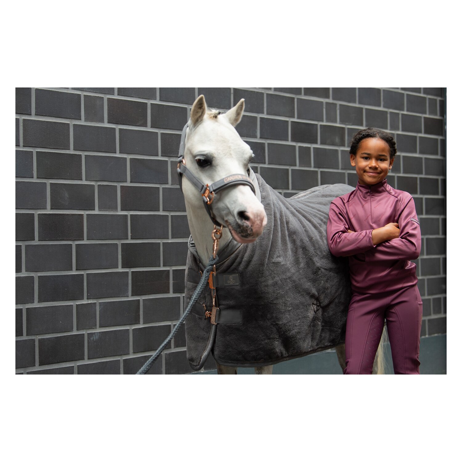 ESKADRON Heritage Abschwitzdecke Cosy - earl grey