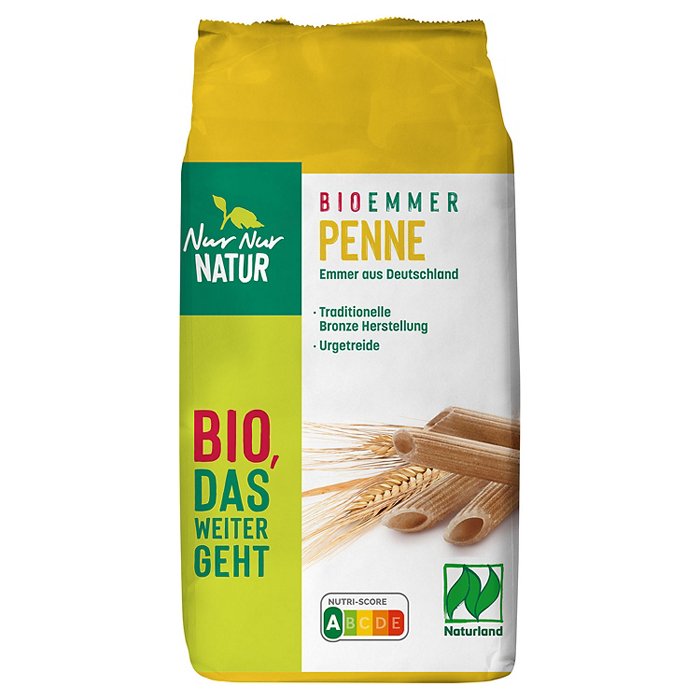 NUR NUR NATUR Bio-Urkorn-Pasta 500 g, Penne