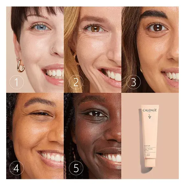 Creme tonalizante Vinocrush da Caudalie - Cor 1 - 30ml