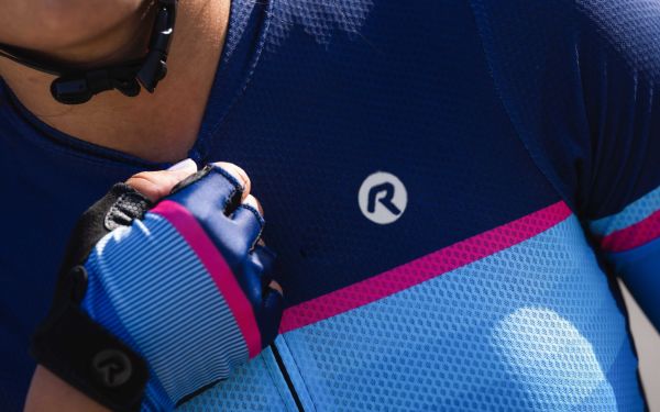 Rogelli Impress II SS Lady Cykeltrøje, Blue/Pink