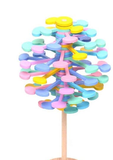 Lollipopter fidget spinning leketøy, Pastellfarger