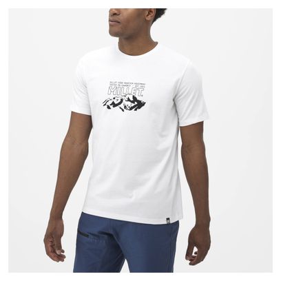 T-Shirt Millet Millet Mountain Blanc