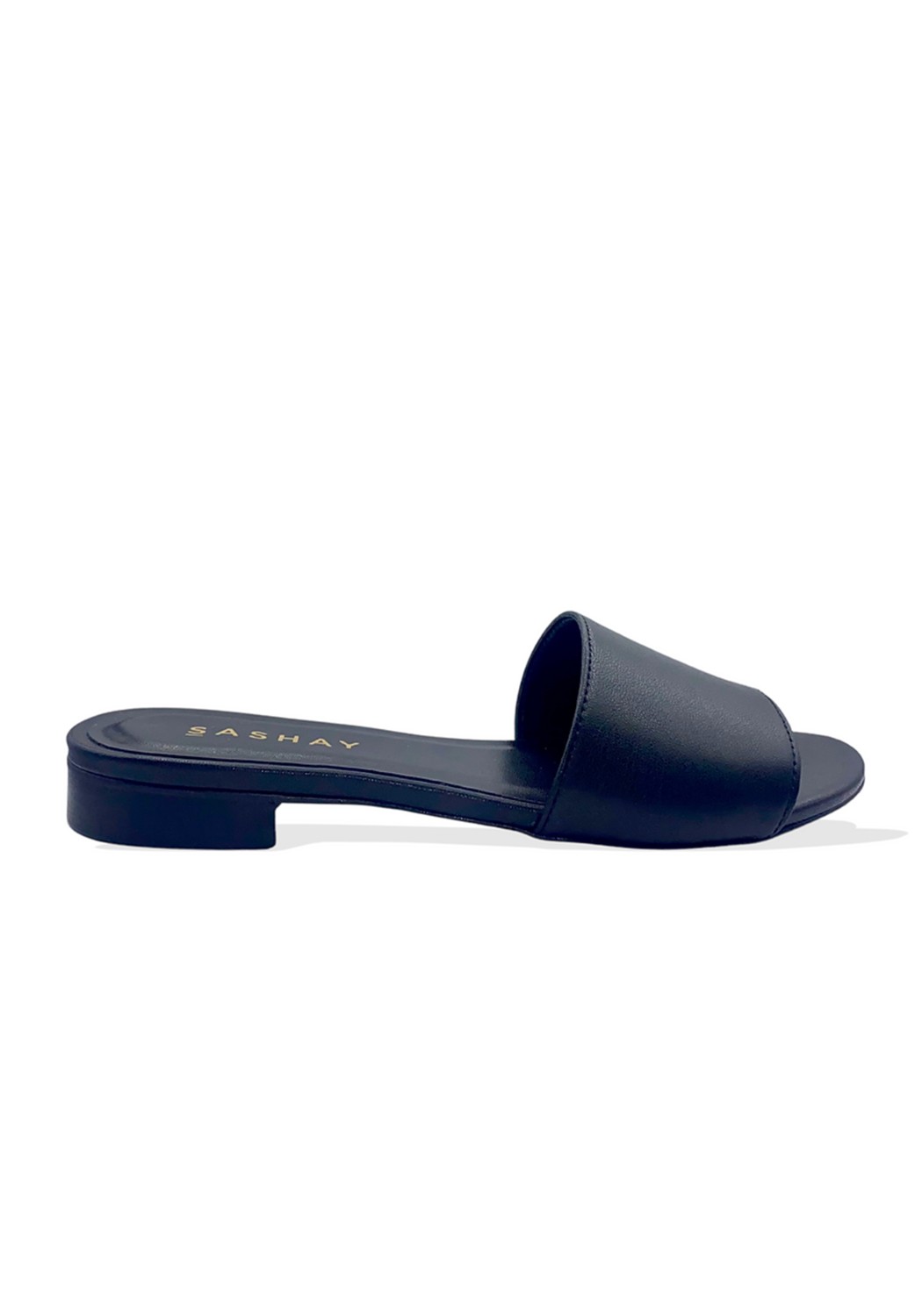 Sashay Sandale Mule Black Plain