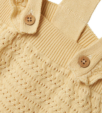 Lil' Atelier Bloomers m. Träger - NbfHope - Strick - Sea Mist