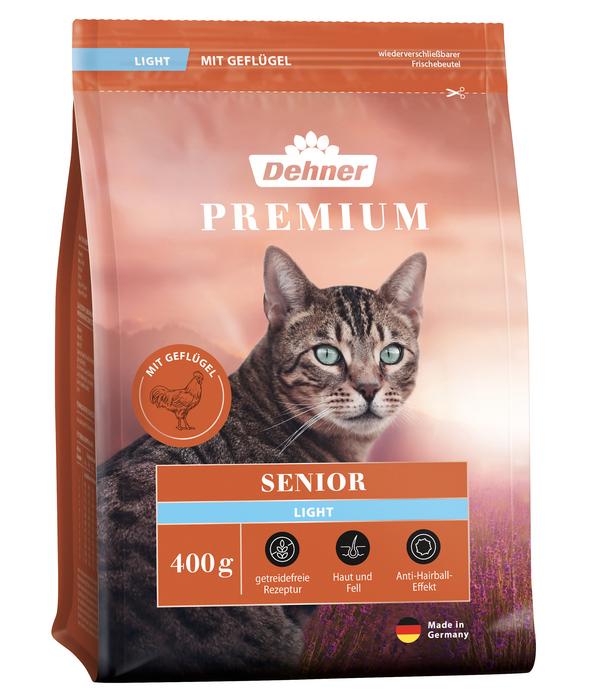 Dehner Premium Trockenfutter für Katzen Light