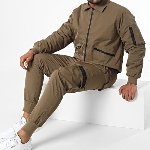 Ensemble Cargo Kaki