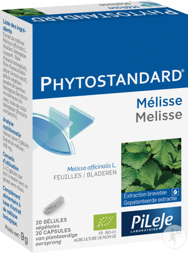 PiLeJe Phytostandard Mélisse 20 Gélules Végétales