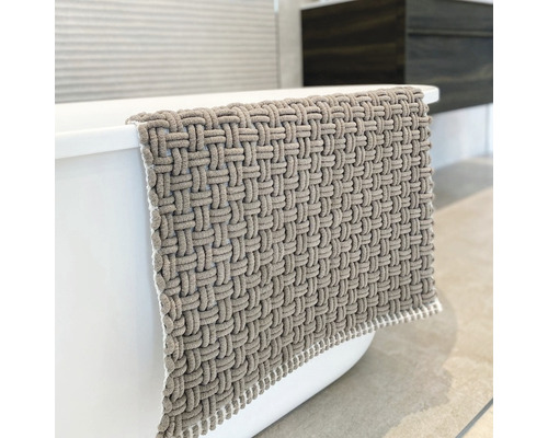 Badmat spirella JAIMY 80 x 50 cm taupe