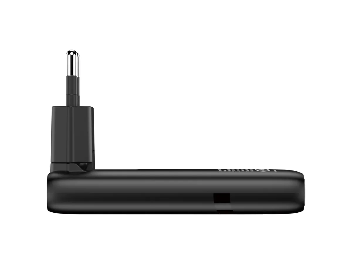 (65W) Fold n Go Dual USB C GaN Ladegerät Netzteil (32354) - Schwarz